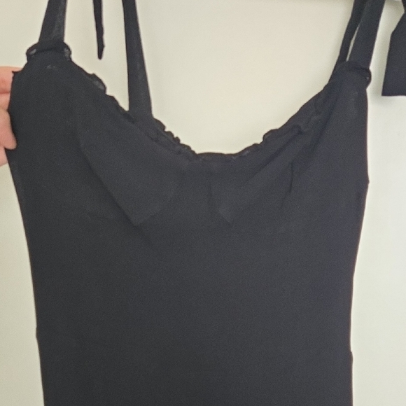 Reformation Black Mini Dress - Picture 5 of 9